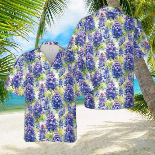Texas State Flower   Bluebonnet Flower 1 Hawaiian Shirt