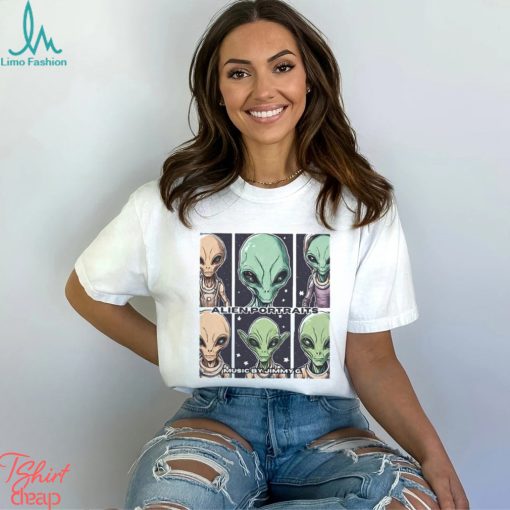 The Alien Portraits Music By Jimmy G T shirt
