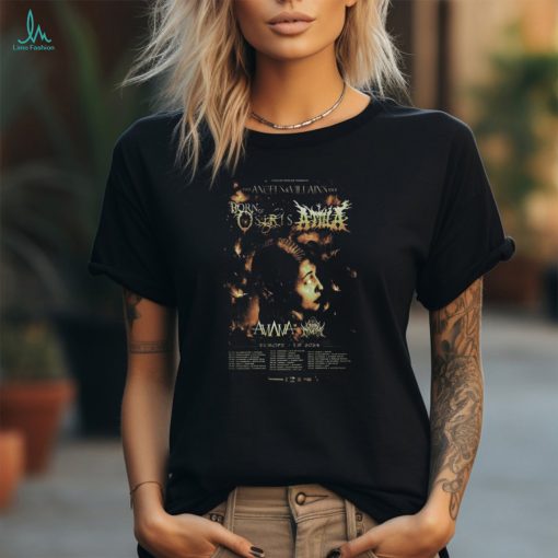 The Angels & Villains March 2024 Europe And UK Show Poster Shirt