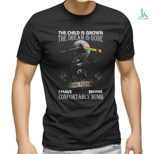 The Child Is Grown The Dream Is Gone I Have Become Confortably Numb Pink Floyd T Shirt