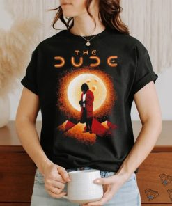 The Dude The Big Lebowski in the style of Dune shirt