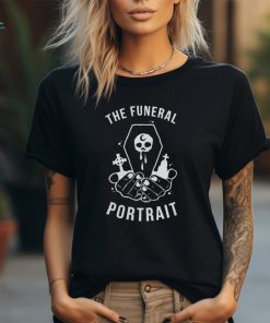The Funeral Portrait Merch Logo Coffin Skull Tee Shirt