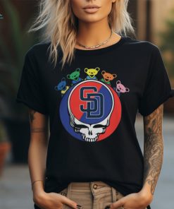 The Grateful Dead Mixed San Diego Padres T Shirt