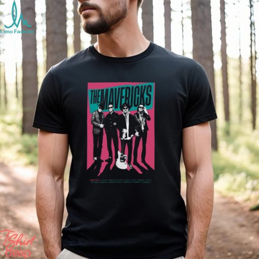 The Mavericks 2024 Tour European Poster Shirt