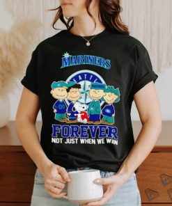 The Peanuts Seattle Mariners forever not just when we win 2024 shirt