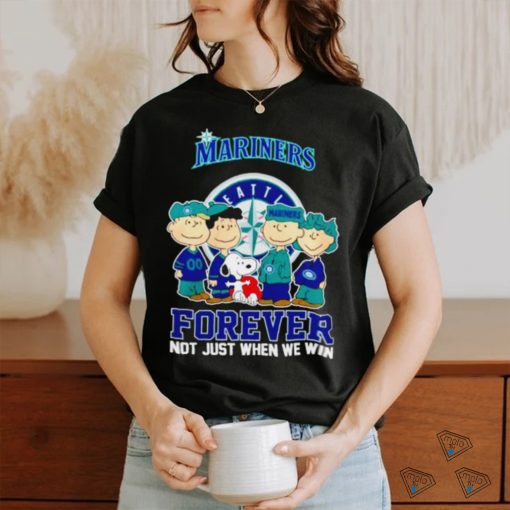 The Peanuts Seattle Mariners forever not just when we win 2024 shirt