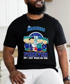 The Peanuts Seattle Mariners forever not just when we win 2024 shirt