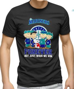 The Peanuts Seattle Mariners forever not just when we win 2024 shirt