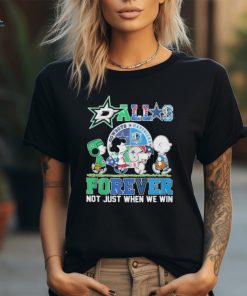 The Peanuts Snoopy And Friends Abbey Road Dallas Sports Forever Not Just When We Win Shirt