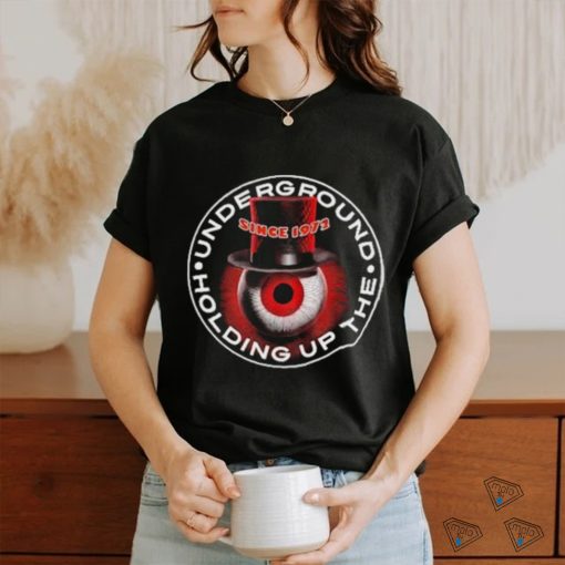 The Residents Red Eyeball Holding Up The Underground Shirt