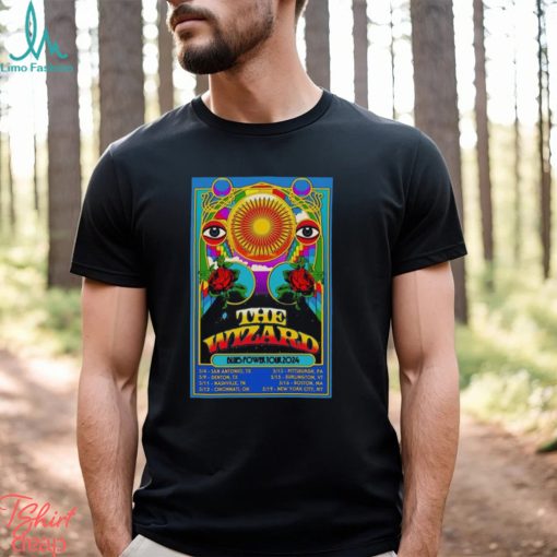 The Wizard Blues Power Tour 24 Poster Shirt