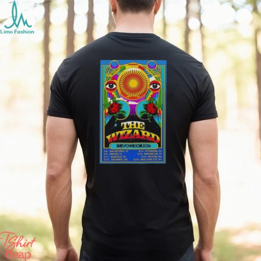 The Wizard Blues Power Tour 24 Poster Shirt