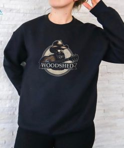 The Woodshed Guitars Merchandise Distressed Americana T Shirt