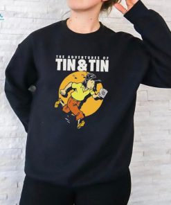 The adventures of tin and tin cartoon shirt