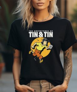 The adventures of tin and tin cartoon shirt