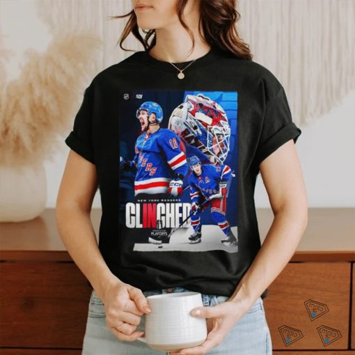 The new york rangers have punched their ticket to the stanley cup playoffs 2024 nhl shirt