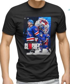 The new york rangers have punched their ticket to the stanley cup playoffs 2024 nhl shirt