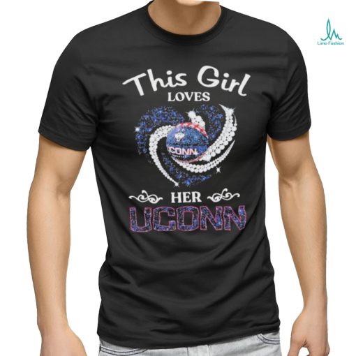 This Girl Love Her UConn Huskies T Shirt