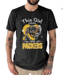 This girl loves her Green Bay Packers Hearts diamond mascot 2024 shirt