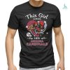 This girl loves her Jacksonville Jaguars Hearts diamond mascot 2024 shirt