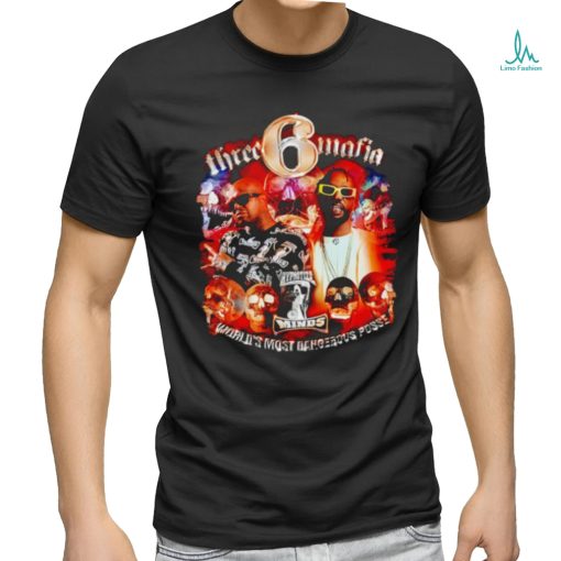 Three 6 Mafia Side 2 Side World’s Most Dangerous Posse shirt