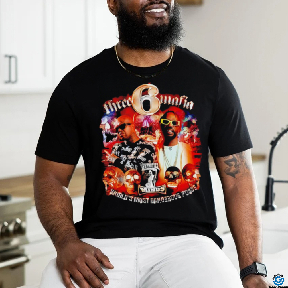 Three 6 Mafia Side 2 Side World’s Most Dangerous Posse shirt Three 6 Mafia Side 2 Side World’s Most Dangerous Posse shirt