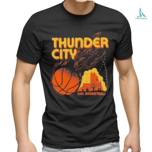 Thunder City OKC basketball shirt