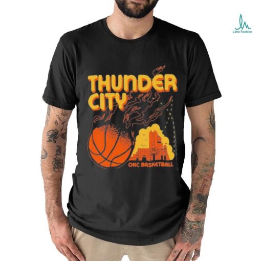 Thunder City OKC basketball shirt