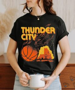 Thunder City OKC basketball shirt