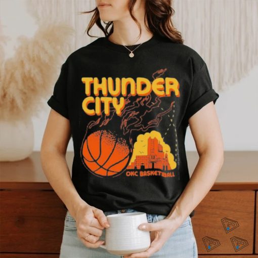 Thunder City OKC basketball shirt