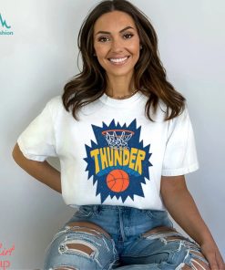 Thunder Swish basketball logo shirt