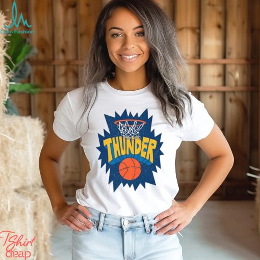 Thunder Swish basketball logo shirt