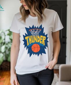 Thunder Swish basketball logo shirt