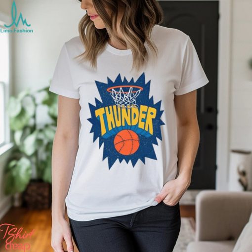 Thunder Swish basketball logo shirt