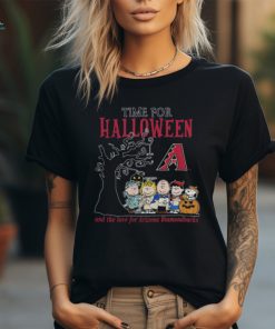 Time For Halloween And The Love For Arizona Diamondbacks Shirt Unisex Standard T Shirt