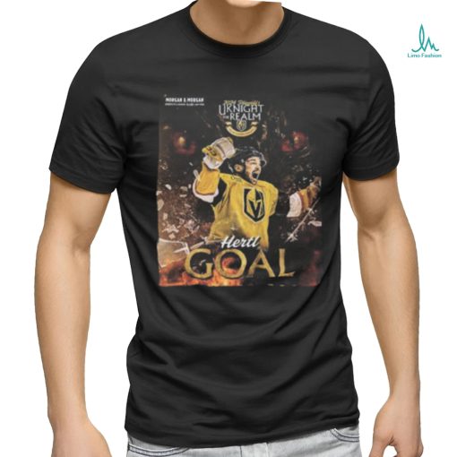 Tomas Hertl Goal 2024 Playoffs Uknight The Realm Vegas Golden Knights NHL Unisex T Shirt