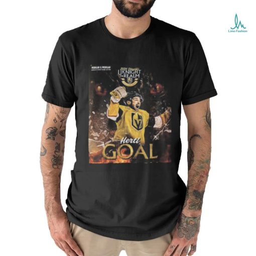 Tomas Hertl Goal 2024 Playoffs Uknight The Realm Vegas Golden Knights NHL Unisex T Shirt