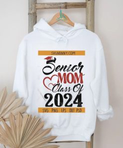 Top Senior Mom 2024 Graduation Png T shirt