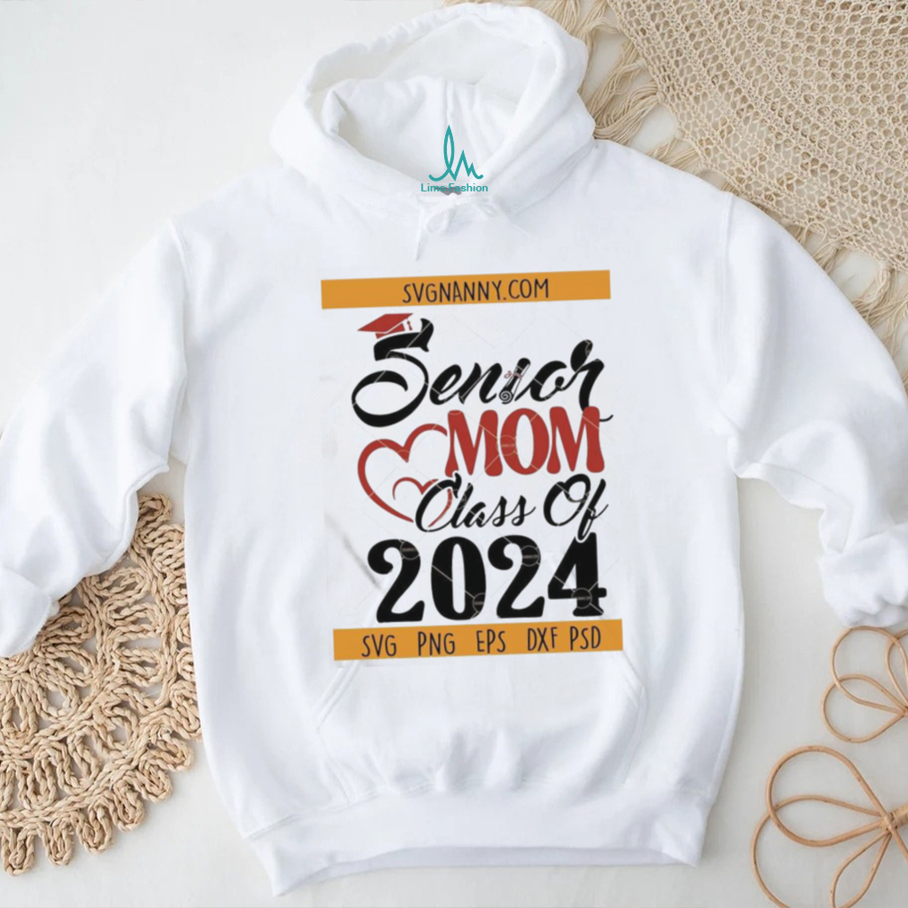 Top Senior Mom 2024 Graduation Png T shirt Top Senior Mom 2024 Graduation Png T shirt