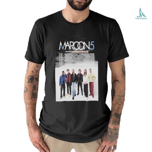 Top maroon 5 East Coast Summer Tour 2024 T shirt