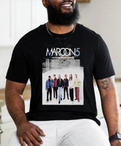 Top maroon 5 East Coast Summer Tour 2024 T shirt