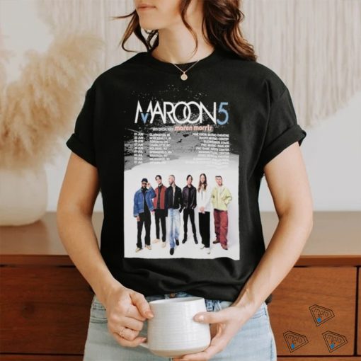 Top maroon 5 East Coast Summer Tour 2024 T shirt