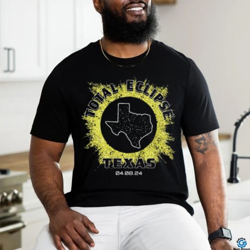 Total Solar Eclipse 2024, Texas Eclipse Clipart Shirt