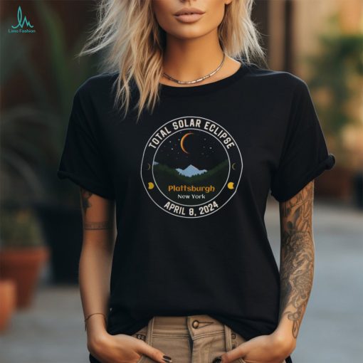 Total Solar Eclipse April 8 24 Plattsburgh New York Memorial Shirt