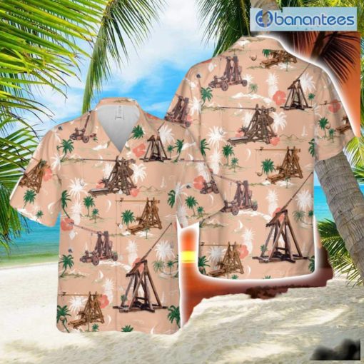 Trebuchet Button Down Hawaiian Shirt Trend Summer