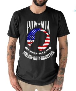 Trends Pow Mia American Flag You Are Not Forgotten T Shirts
