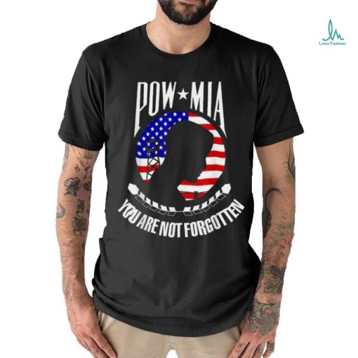 Trends Pow Mia American Flag You Are Not Forgotten T Shirts