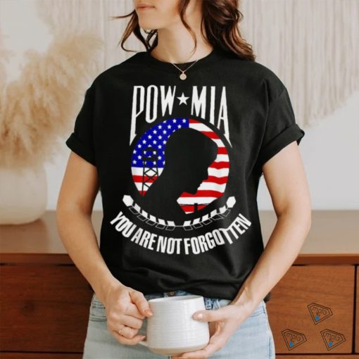 Trends Pow Mia American Flag You Are Not Forgotten T Shirts