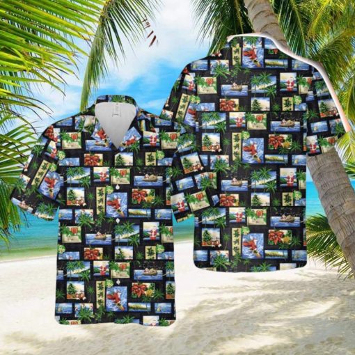 Tropical Christmas Button Down Hawaiian Shirt Trend Summer