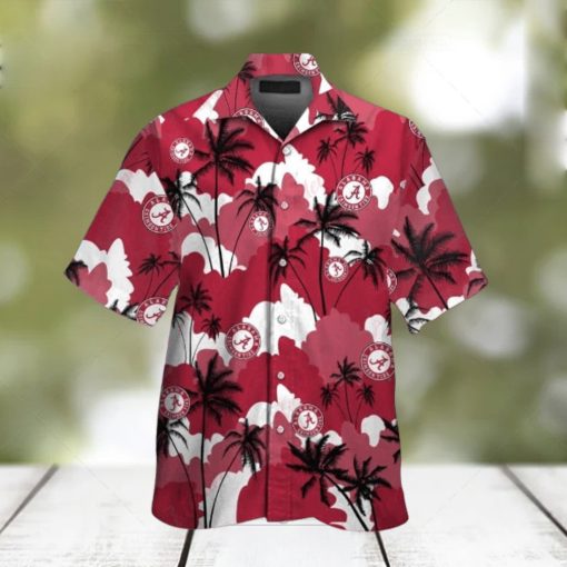 Tropical Elegance Hawaiian Shirt, Alabama Crimson Tide, Memorable NCAA Gift